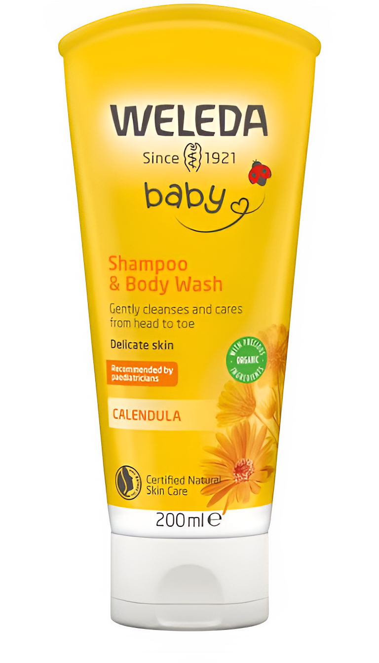 Weleda Calendula الشامبو وغسيل الجسم