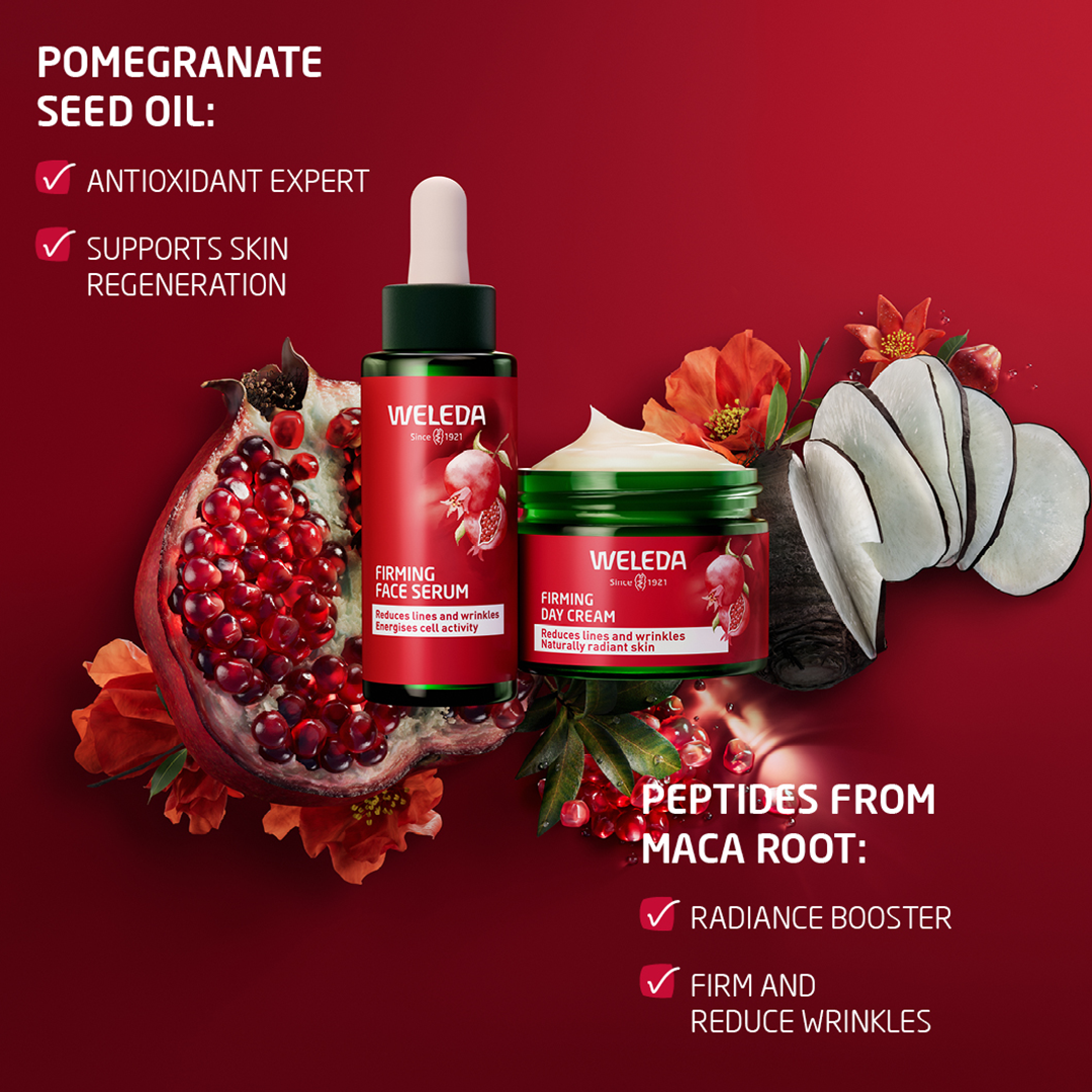 Pomegranate & Maca Peptides Firming Face Serum 30ml