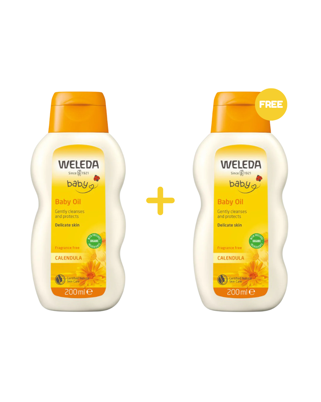 Calendula Baby Oil + Free Baby Oil